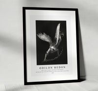 Odilon Redon - And I Saw an Angel Come Down From Heaven, Having the Key of the Bottomless Pit and a Great Chain in His Hand 1899