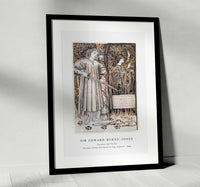 Sir Edward Burne Jones - Pyramus and Thisbe - Pyramus Draws His Sword to Slay Himself (1866)