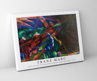 Franz Marc - Animal fates (the trees showed their rings, the animals their veins) 1913