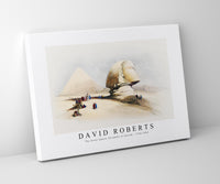 David Roberts - The Great Sphinx Pyramids of Gezeeh-1796-1864