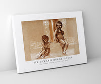 Sir Edward Burne Jones - Troy Triptych - Study of Two Putti (1870–1872)