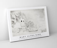 Mary Altha Nims - The Lonely Tower (Castle on a River with Willows and a Boat)