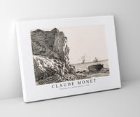 Claude Monet - Cliffs and Sea, Sainte-Adresse 1864