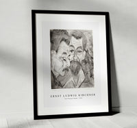 Ernst Ludwig Kirchner - Two Peasant Heads 1920