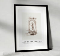 Alphonse Mucha - Decorative fountain project for the interior 1869-1939