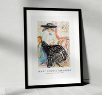 Ernst Ludwig Kirchner - Seated Woman in the Studio 1909