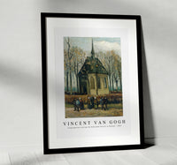 Vincent Van Gogh - Congregation Leaving the Reformed Church in Nuenen 1884