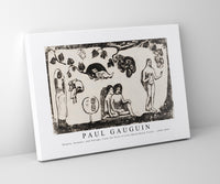 Paul Gauguin - Women, Animals, and Foliage, from the Suite of Late Wood-Block Prints 1898-1899