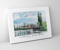 Camille Pissarro - The Lock at Pontoise 1872