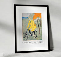Edward Penfield - Man riding bicycle 1894