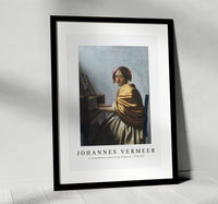 Johannes Vermeer - A young Woman seated at the Virginals 1670-1672