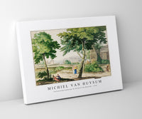 Michiel Van Huysum - Italianizing landscape by Michiel van Huysum (1744)