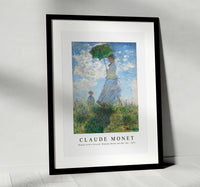 Claude Monet - Woman with a Parasol, Madame Monet and Her Son 1875