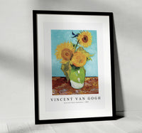 Vincent Van Gogh - Vase with Three Sunflowers 1888
