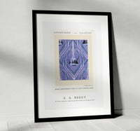 E.A.Seguy - Art Deco fountain pattern pochoir print in oriental style