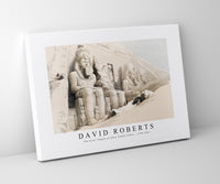 David Roberts - The Great Temple of Aboo Simble Nubia-1796-1864