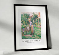 Camille Pissarro - A Washerwoman at Éragny 1893