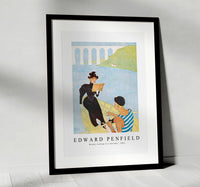 Edward Penfield - Woman reading in a row boat 1894