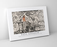 Paul gauguin - Change of Residence, from the Suite of Late Wood-Block Prints 1899