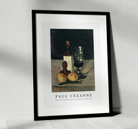 Paul Cezanne - Still Life with Bottle, Glass, and Lemons 1867-1869