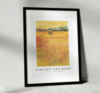 Vincent Van Gogh - Wheat field with View of Arles 1888