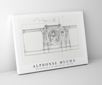 Alphonse Mucha - Panel with variants of the Fouquet boutique 1869-1939