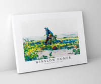 winslow homer - For to Be a Farmer’s Boy-1887