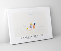 Charles demuth - Two Women and Child on Beach-1916