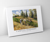 Camille Pissarro - The Harvest, Pontoise 1881