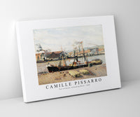 Camille Pissarro - Port of Rouen, Unloading Wood 1898