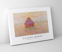 Claude Monet - Grainstack, Sun in the Mist 1891