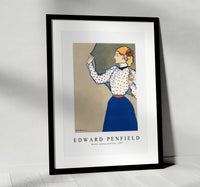 Edward Penfield - Woman holding umbrella 1897