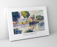 Paul Signac - View of the Seine, Samois (1906)