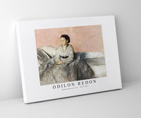 Odilon Redon - Madam Rene de Gas 1872-1873