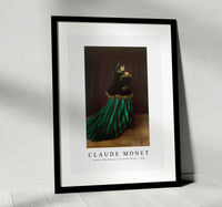 Claude Monet - Camille (The Woman in the Green Dress) 1866