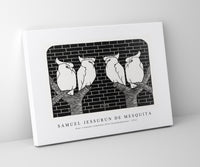 Samuel Jessurun De Mesquita - Four crowned cockatoos (Vier kroonkaketoes) (1912)