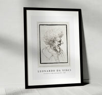 Leonardo Da Vinci - Caricature of a Man with Bushy Hair 1495
