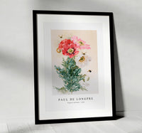 Paul de Longpre - Poppies and Bees (1906)