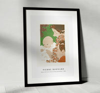 Pierre Bonnard - Andrée Terrasse with son Jean and brother (1893)