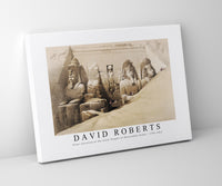 David Roberts - Front elevation of the Great Temple of Aboosimble Nubia-1796-1864