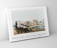 Giovanni Battista Belzoni - Mode in which the young Memnon's head, (now in the British Museum,) was removed illustration from the kings tombs in Thebes 1778-1823