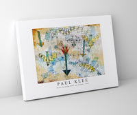 Paul Klee - Birds Swooping Down and Arrows 1919