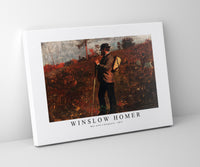 winslow homer - Man with a Knapsack-1873