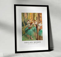 Odilon Redon - Dancers, Pink and Green 1890