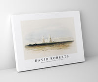 David Roberts - Statues of Memnon Thebes-1796-1864