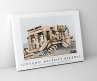 Giovanni Battista Belzoni - Ruins of Ombos illustration from the kings tombs in Thebes 1778-1823