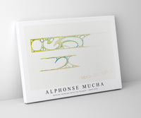 Alphonse Mucha - Interior showcase decor for Fouquet 1869-1939