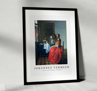 Johannes Vermeer - The Girl with a Wineglass 1658-1662