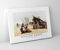 Winslow Homer - Beach Scene, Cullercoats 1881