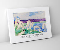 Charles demuth - Twelve Nude Boys at the Beach-1914